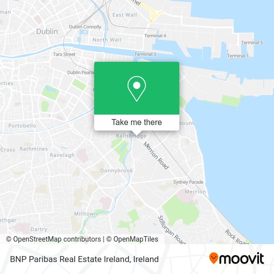 BNP Paribas Real Estate Ireland map
