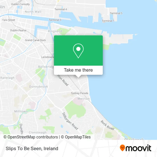 Slips To Be Seen map