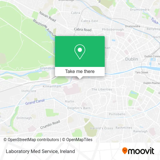 Laboratory Med Service map