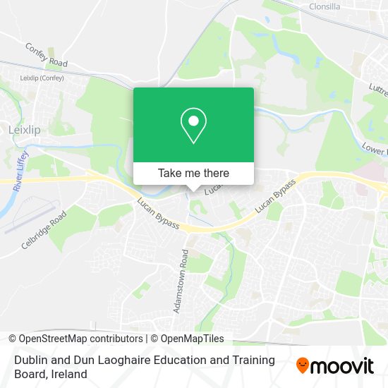 Dublin and Dun Laoghaire Education and Training Board map