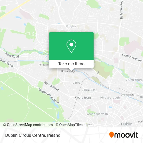 Dublin Circus Centre map