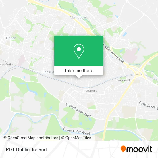PDT Dublin map