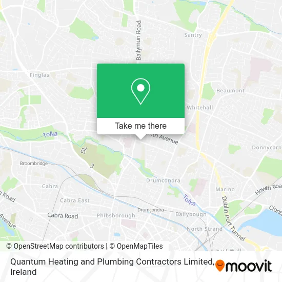 Quantum Heating and Plumbing Contractors Limited map