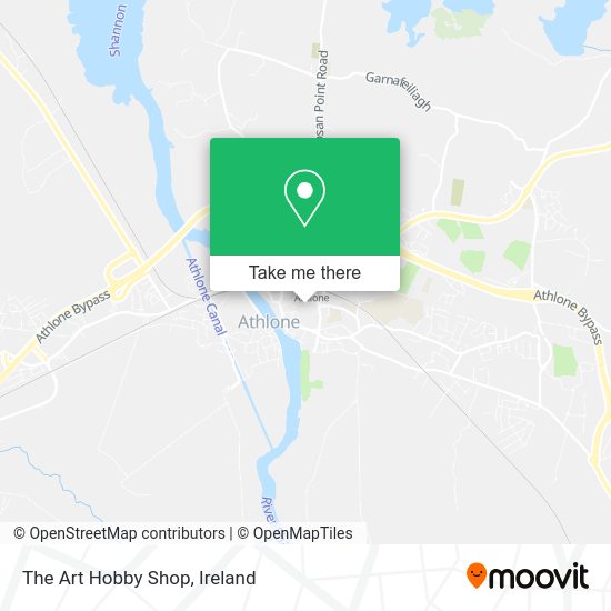 The Art Hobby Shop map