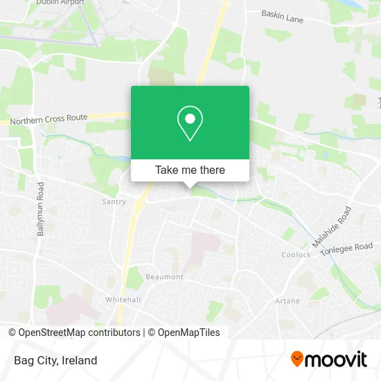 Bag City map