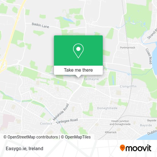 Easygo.ie map