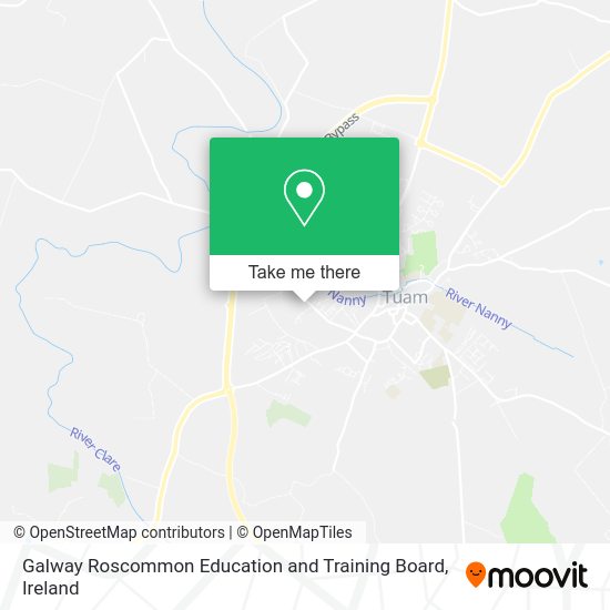Galway Roscommon Education and Training Board map