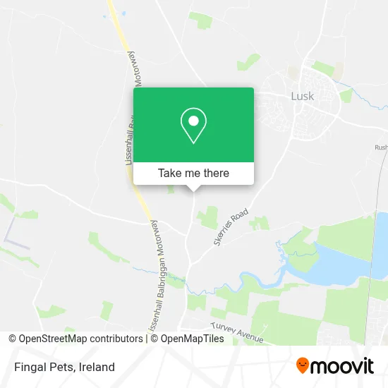 Fingal Pets map