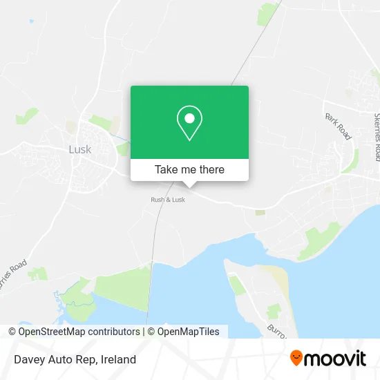 Davey Auto Rep map