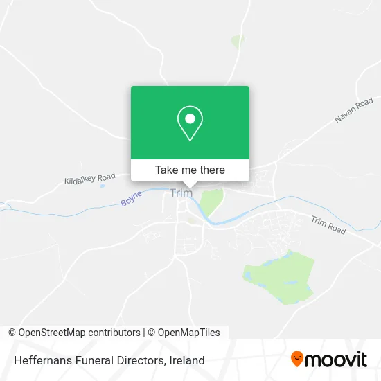 Heffernans Funeral Directors map