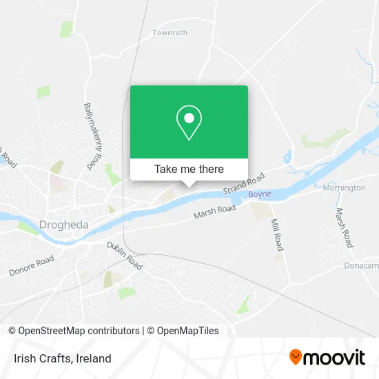 Irish Crafts map