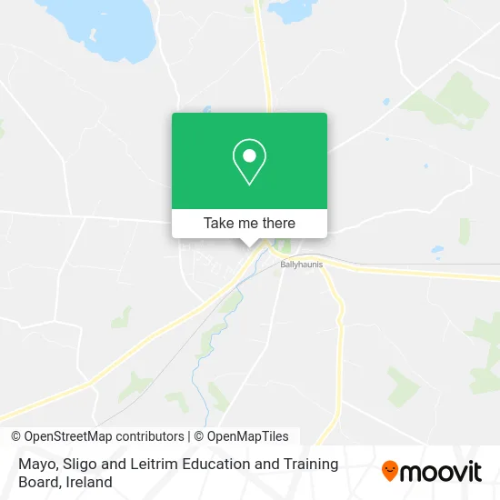 Mayo, Sligo and Leitrim Education and Training Board map