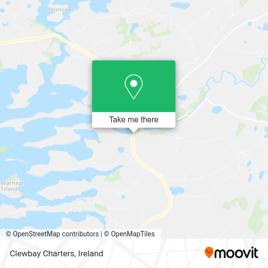 Clewbay Charters map