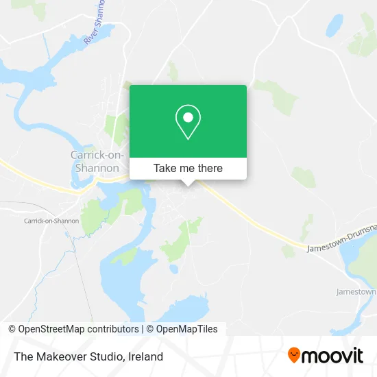The Makeover Studio map