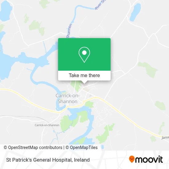 St Patrick's General Hospital map