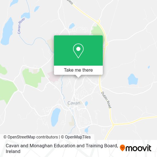 Cavan and Monaghan Education and Training Board map