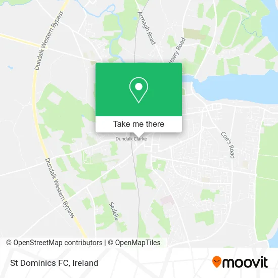 St Dominics FC map