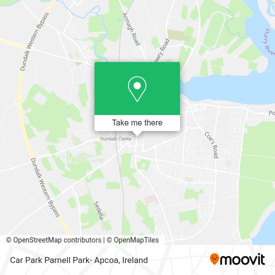 Car Park Parnell Park- Apcoa map