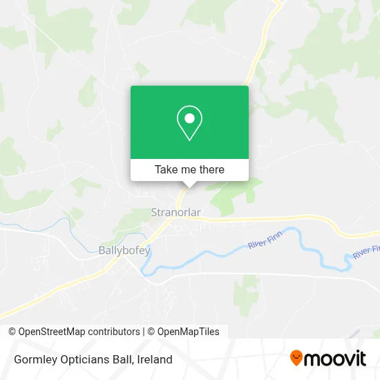 Gormley Opticians Ball map