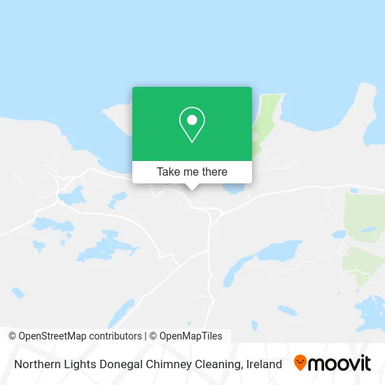 Northern Lights Donegal Chimney Cleaning map