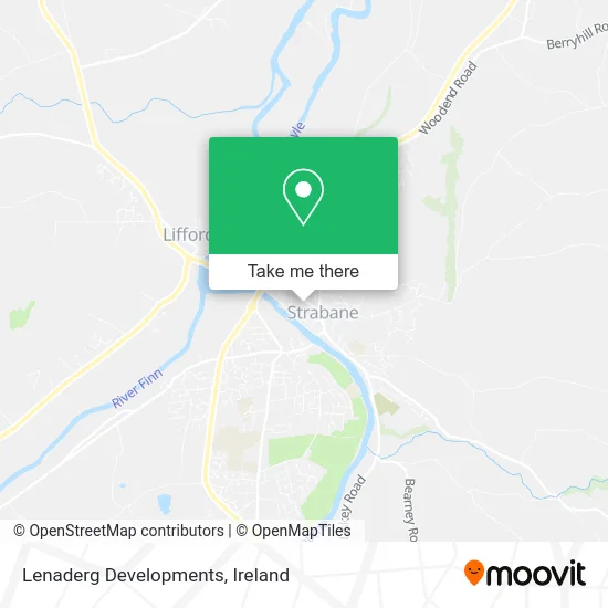 Lenaderg Developments map