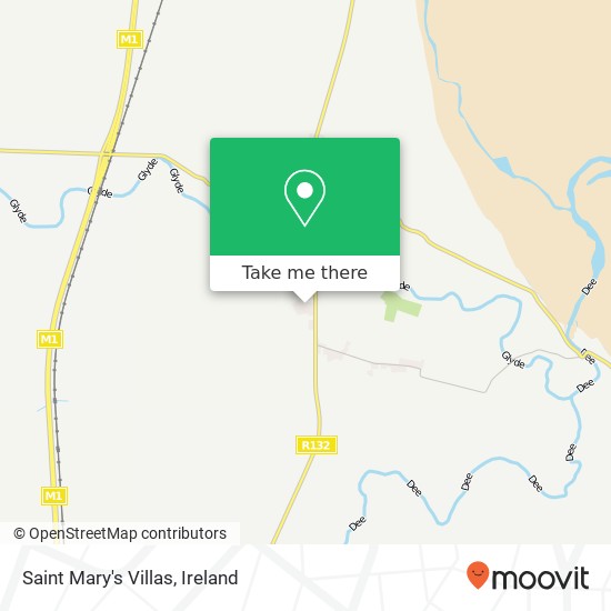 Saint Mary's Villas map