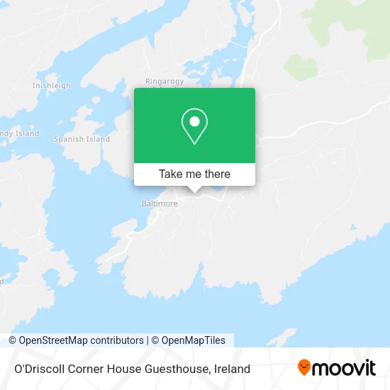 O'Driscoll Corner House Guesthouse map
