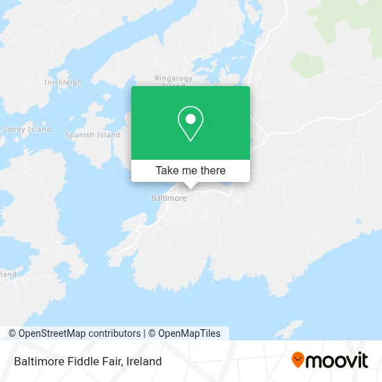 Baltimore Fiddle Fair map