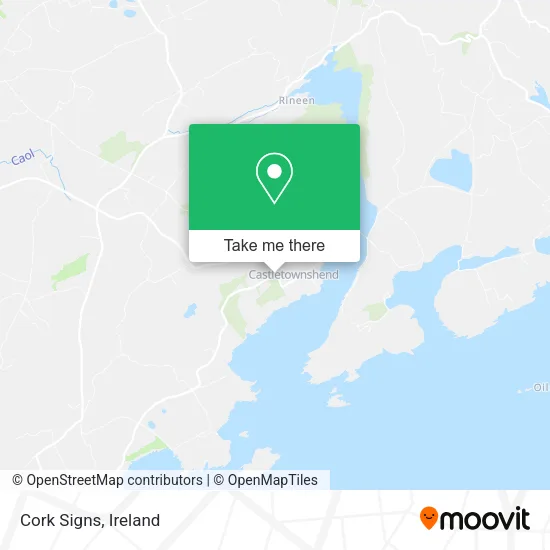 Cork Signs map