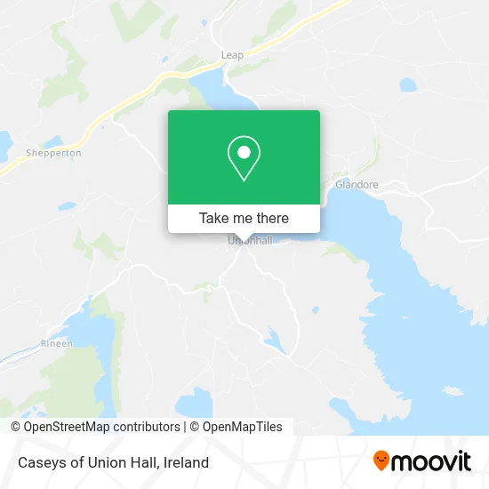 Caseys of Union Hall map