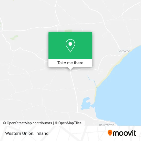 Western Union map