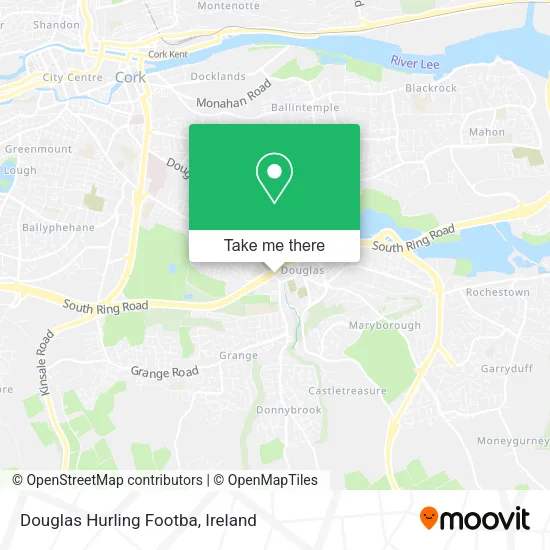 Douglas Hurling Footba map