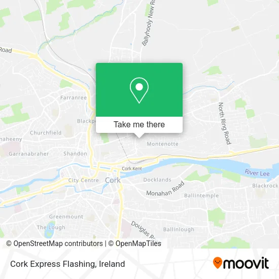 Cork Express Flashing map