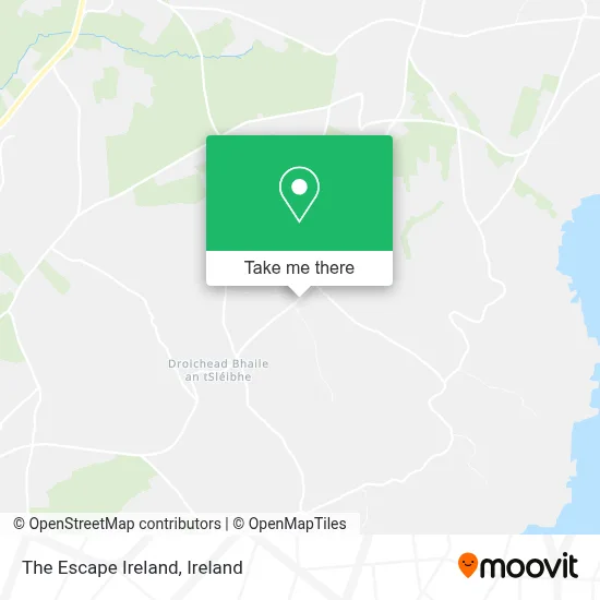 The Escape Ireland map