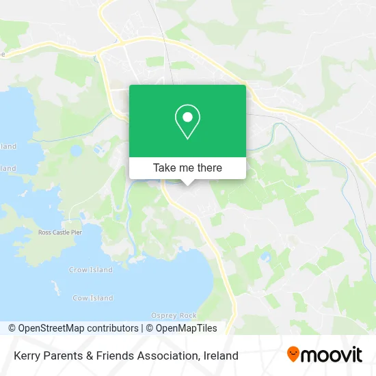 Kerry Parents & Friends Association map