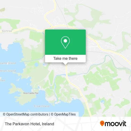 The Parkavon Hotel map