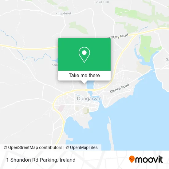 1 Shandon Rd Parking map