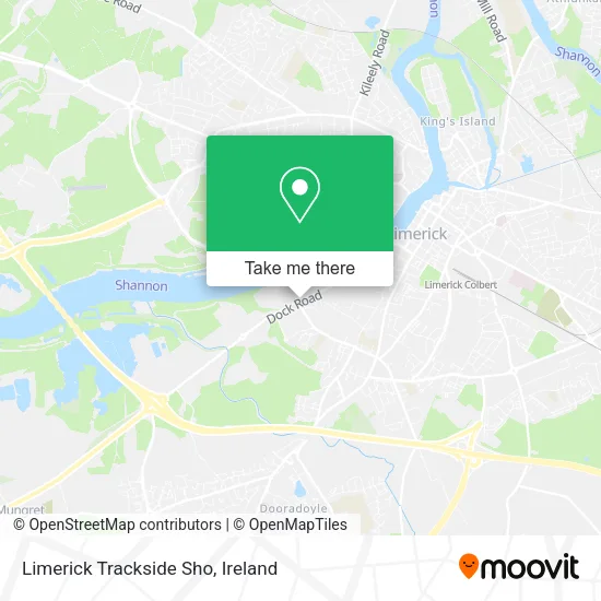 Limerick Trackside Sho map