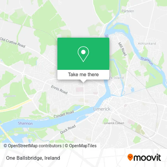 One Ballsbridge map