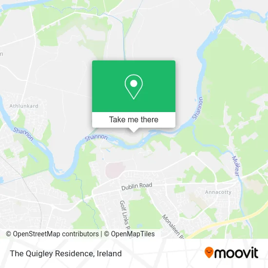 The Quigley Residence map