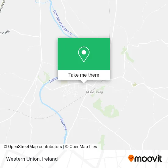 Western Union map