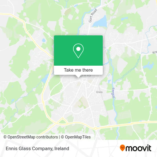 Ennis Glass Company map