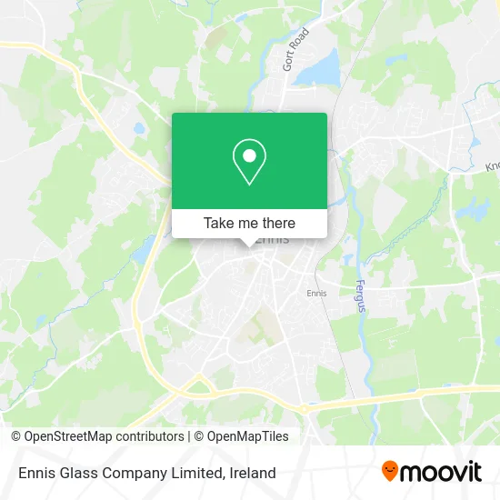 Ennis Glass Company Limited map