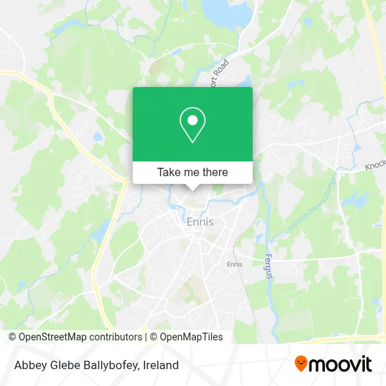 Abbey Glebe Ballybofey map