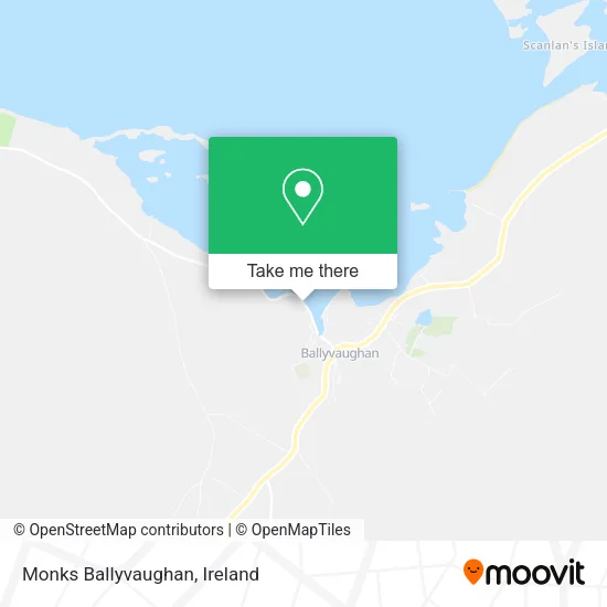 Monks Ballyvaughan map
