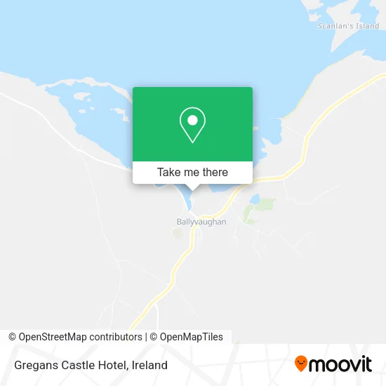 Gregans Castle Hotel map