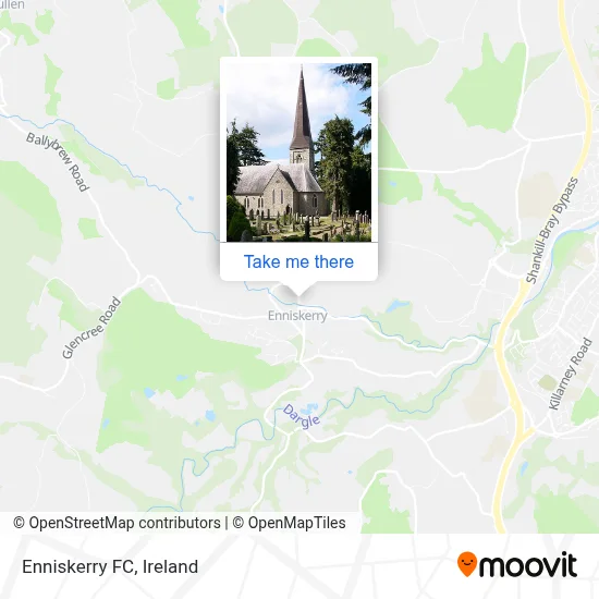 Enniskerry FC map
