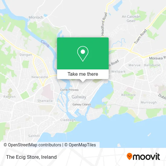 The Ecig Store map