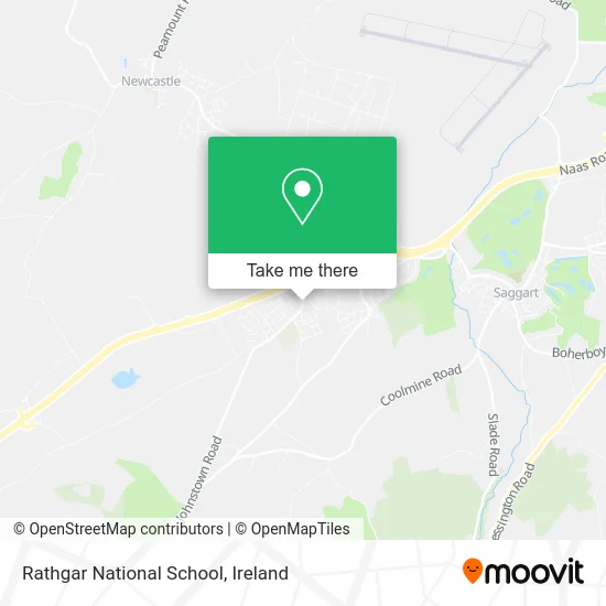 Rathgar National School map