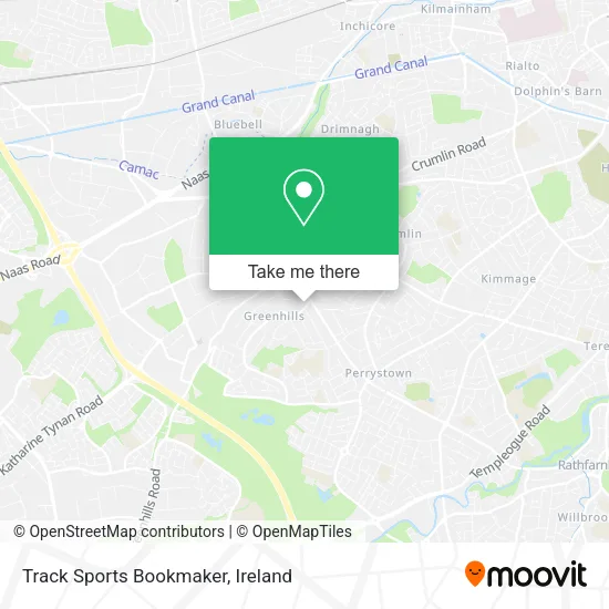 Track Sports Bookmaker map